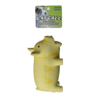 Rascals Latex Grunting Pig Dog Toy - Yellow, 6.25" Long-Dog-Coastal Pet Products-PetPhenom