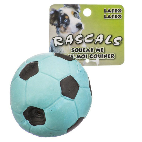 Rascals Latex Soccer Ball for Dogs - Blue, 3" Diameter-Dog-Coastal Pet Products-PetPhenom
