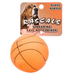 Rascals Vinyl Basketball for Dogs, 2.5" Diameter-Dog-Coastal Pet Products-PetPhenom