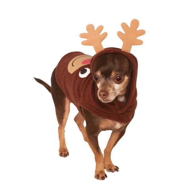 Reindeer Hoodie-Costumes-Rubies-Small-PetPhenom