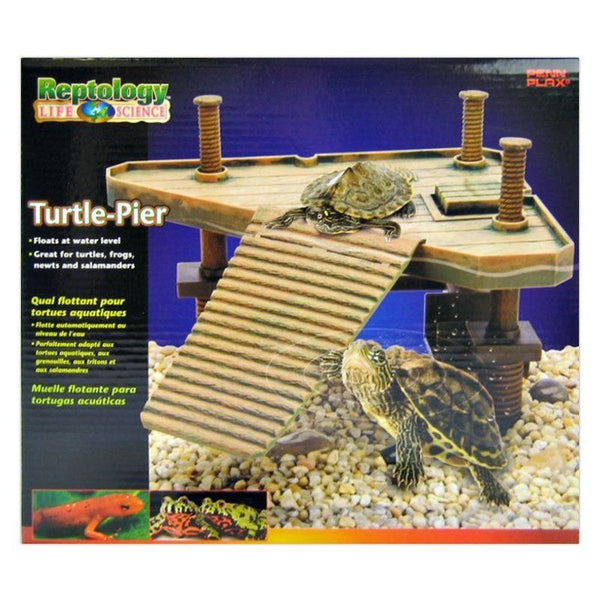 Reptology Floating Turtle Pier, 14"L x 9.5"W x 12"H-Small Pet-Reptology-PetPhenom