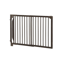 Richell Expandable Walk-Thru Pet Gate Bamboo 31.5" - 47.2" x 2" x 32.3"-Dog-Richell-PetPhenom