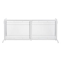 Richell Freestanding Pet Gate HL White 39.4" - 70.9" x 23.6" x 27.6"-Dog-Richell-PetPhenom