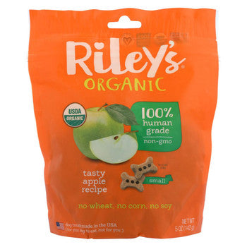 Riley's Organics Riley's Organics Treat - Apple - Case of 5 - 5 oz.-Dog-Riley's Organics-PetPhenom