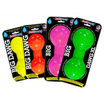 Ruff Dawg Indestructible Big Dawg Barbell Dog Toy Extra Large Assorted 8.5" x 3.5" x 3.5"