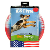 Ruff Dawg K9 Flyer Rubber Dog Toy Large Assorted Colors-Dog-Ruff Dawg-PetPhenom