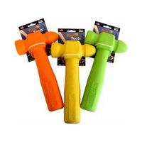 Ruff Dawg Ruff Tools Hammer Dog Toy Assorted Colors 8.5" x 3.5" x 1"-Dog-Ruff Dawg-PetPhenom