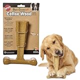SPOT Bam-Bones Plus Coffee Wood T-Bone Dog Chew Toy, Chicken Flavor, 7"