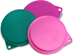 SPOT Pet Food Can Covers - Reusable Lids for Cat or Dog Food Tin Assorted Colors - 3 Pack