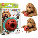 SPOT Seek-A-Treat Double Puzzle Ball Dog Toy, 3.25"