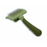 Safari® Dog Self-Cleaning Slicker Brush, Medium (4.25" L x 4.0625" W)-Dog-Safari-PetPhenom