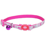 Safe Cat® Adjustable Snag-Proof Nylon Breakaway Collar, Glowing Pink-Cat-Coastal Pet Products-PetPhenom