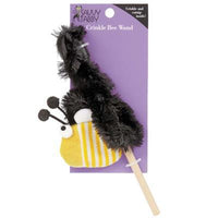 Savvy Tabby Crinkle Bee Wand-Cat-Savvy Tabby-PetPhenom