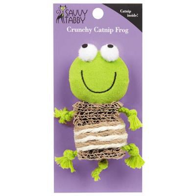 Savvy Tabby Crunchy Catnip Frog-Cat-Savvy Tabby-PetPhenom
