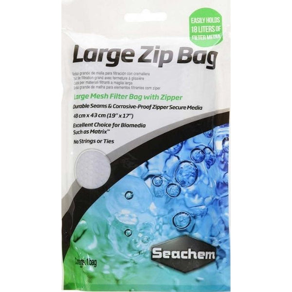 Seachem Large Mesh Zip Bag , 1 count (19"L x 17"W)-Fish-Seachem-PetPhenom