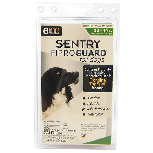 Sentry FiproGuard for Dogs, Dogs 23-44 lbs (6 Doses)-Dog-Sentry-PetPhenom