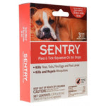 Sentry Flea & Tick Squeeze-On for Dogs, Large - 3 Count - (Dogs 33-66 lbs)-Dog-Sentry-PetPhenom