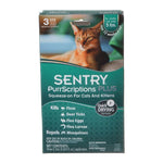 Sentry PurrScriptions Plus Flea & Tick Control for Cats & Kittens, Cats Under 5 lbs - 3 Month Supply-Cat-Sentry-PetPhenom