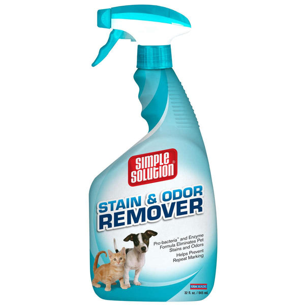 Simple Solution Stain and Odor Remover 32oz 2.9" x 4.8" x 10.75"-Dog-Simple Solution-PetPhenom