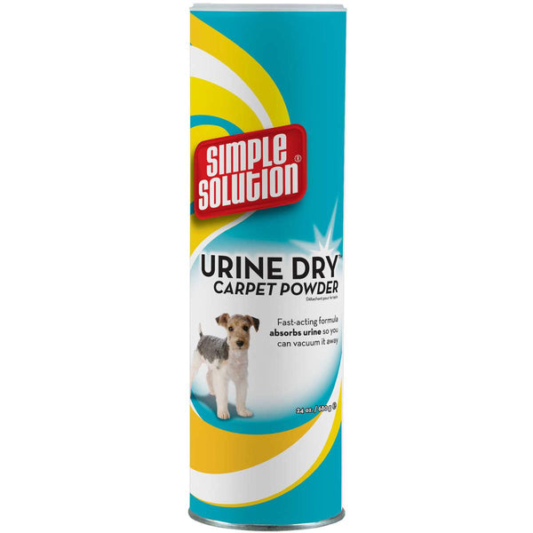 Simple Solution Urine Dry Carpet Powder 24oz 2.57" x 2.57" x 8.63"-Dog-Simple Solution-PetPhenom