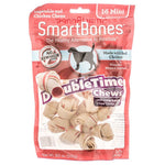 SmartBones DoubleTime Bone Chews for Dogs - Chicken, Mini - 16 Pack - (2.5" Long - For Dogs 5-10 lbs)-Dog-Smartbones-PetPhenom