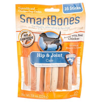 SmartBones Hip & Joint Care Treat Sticks for Dogs - Chicken, 16 Pack - (3.75" Sticks)-Dog-Smartbones-PetPhenom