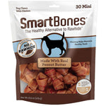 SmartBones Mini Chicken and Peanut Butter Bones Rawhide Free Dog Chew, 30 count-Dog-Smartbones-PetPhenom