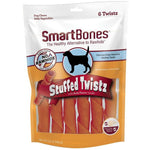 SmartBones Stuffed Twistz Vegetable and Pork Rawhide Free Dog Chew, 6 count-Dog-Smartbones-PetPhenom