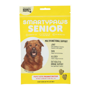 Smartypaws - Senior Frmla Peanut Butter - 1 Each - 60 CT-Dog-Smartypaws-PetPhenom