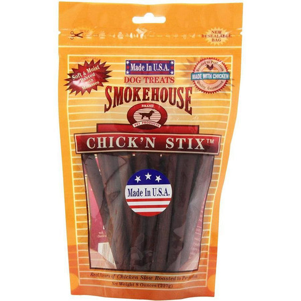 Smokehouse Chick'n Stix Dog Treats, 8 oz-Dog-Smokehouse-PetPhenom