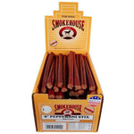 Smokehouse Pepperoni Stix 8" Dog Treat with Display Box, 60 count (6 x 10 ct)-Dog-Smokehouse-PetPhenom