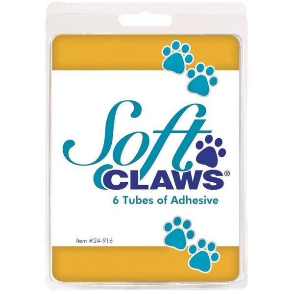 Soft Claws Nail Cap Adhesive Refill, 6 count-Cat-Soft Claws-PetPhenom