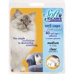 Soft Claws Nail Caps for Cats Clear, Medium-Cat-Soft Claws-PetPhenom