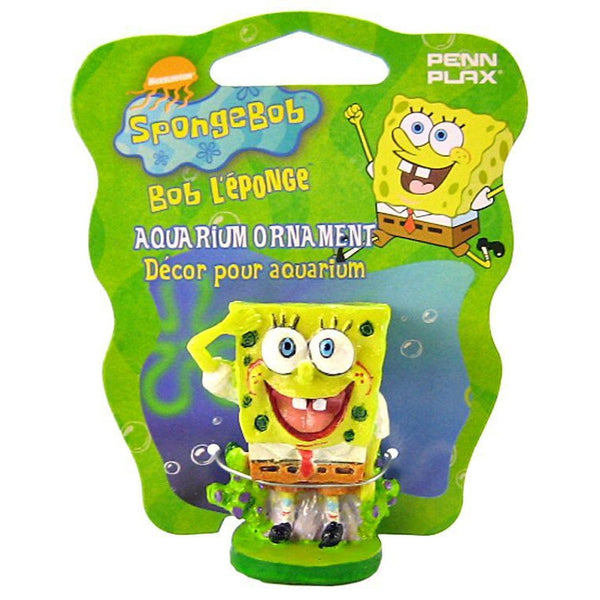 Spongebob Spongebob Square Pants Aquarium Ornament, Spongebob Ornament (2" Tall)-Fish-SpongeBob-PetPhenom