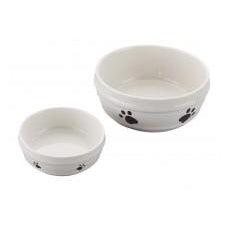 Spot Crackle Dish 5in Cat/Dog Ivory-Cat-Ethical Pet Products-PetPhenom
