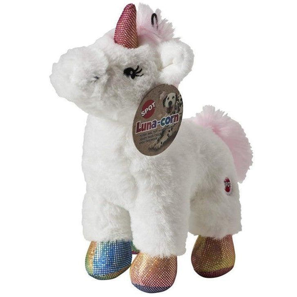 Spot Luna-Corn Plush Dog Toy Assorted Colors, 1 count-Dog-Spot-PetPhenom