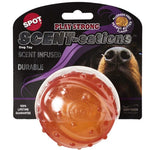 Spot Scent-Sation Peanut Butter Scented Ball, 3.25" - 1 count-Dog-Spot-PetPhenom