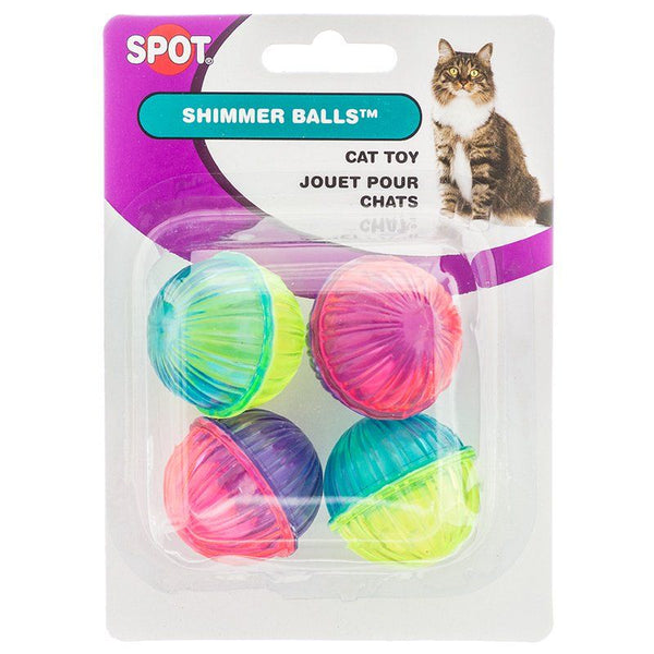 Spot Shimmer Balls Cat Toys, 4 Pack-Cat-Spot-PetPhenom