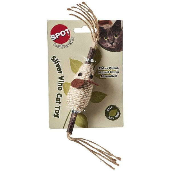 Spot Silver Vine Cord and Stick Cat Toy Assorted Styles, 1 count-Cat-Spot-PetPhenom