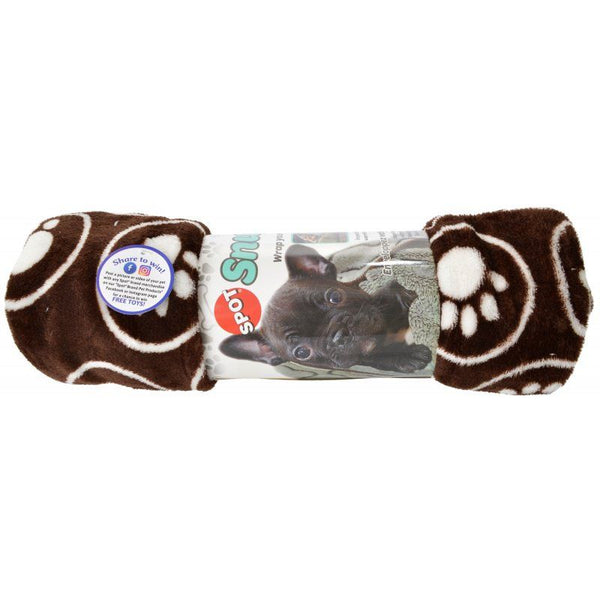 Spot Snuggler Brown Pet Blanket, 40" x 60"-Dog-Spot-PetPhenom