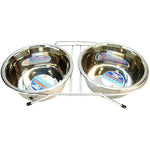 Spot Stainless Steel Double Diner, 64 oz (8.5" Diameter)-Dog-Spot-PetPhenom