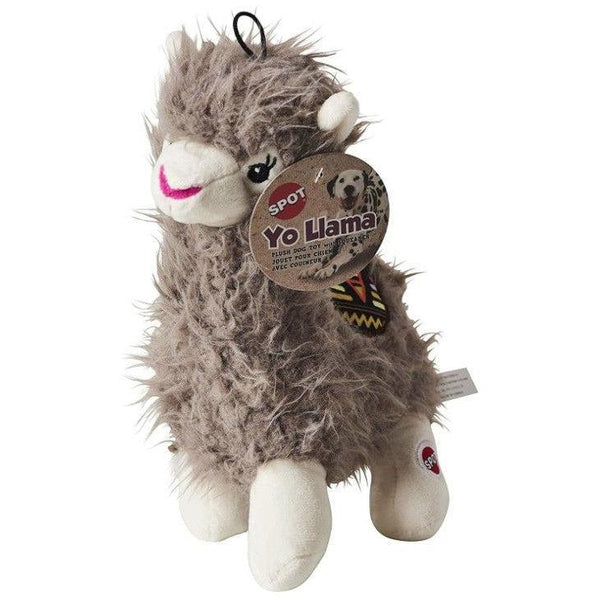 Spot Yo Llama Plush Dog Toy Assorted Colors, 1 count-Dog-Spot-PetPhenom