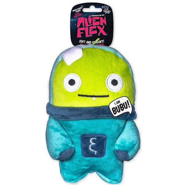 Spunky Pup Alien Flex Buba Plush Dog Toy, 1 count-Dog-Spunky Pup-PetPhenom