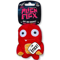 Spunky Pup Alien Flex Mini Stixx Plush Dog Toy, 1 count-Dog-Spunky Pup-PetPhenom