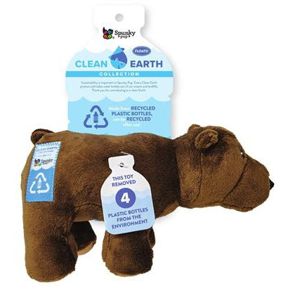 Spunky Pup Clean Earth Plush Bear by Spunky Pup -Large-Dog-Spunky Pup-PetPhenom