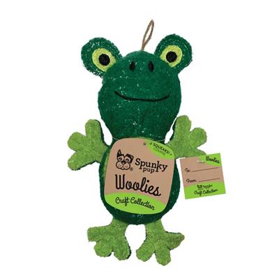 Spunky Pup Craft Collection Woolies - Frog by Spunky Pup-Dog-Spunky Pup-PetPhenom