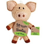 Spunky Pup Woolies Pig Dog Toy, 1 count-Dog-Spunky Pup-PetPhenom