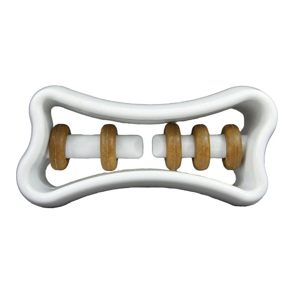 Starmark Dog Treat Ringer Bone White 6" x 3.75" x 2"-Dog-Starmark-PetPhenom