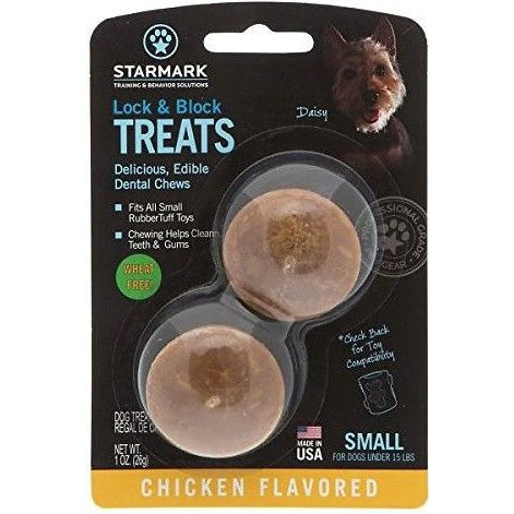 Starmark Lock and Block Treats Chicken Flavor Small, 1 count-Dog-Starmark-PetPhenom