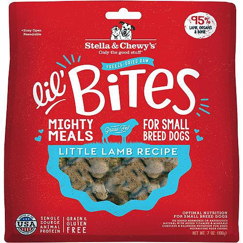 Stella & Chewy's Lil' Bites Little Lamb Recipe Small Breed Freeze-Dried Raw Dog Food, 7-oz-Dog-Stella & Chewy's-PetPhenom